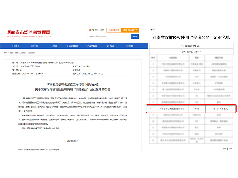質(zhì)量**，品牌引 領(lǐng)｜河南礦山榮登“美豫名品”榜單